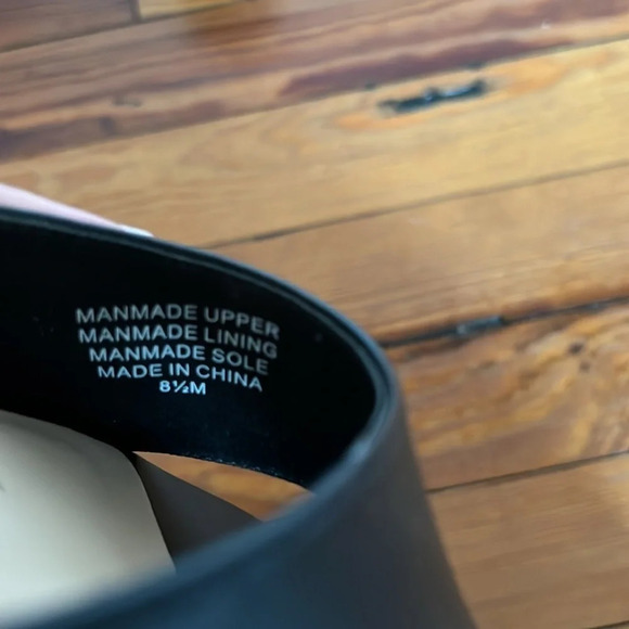 LOFT Open Toe Block Heel Mule Sandals in Black - Size 8.5 - Picture 11 of 12